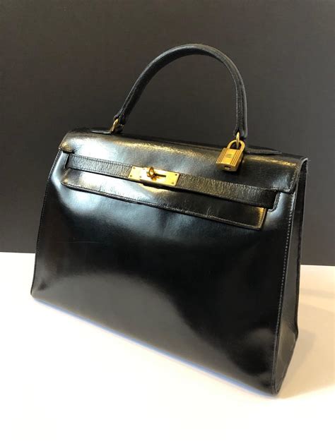 hermes black box kelly|hermes kelly bag vintage price.